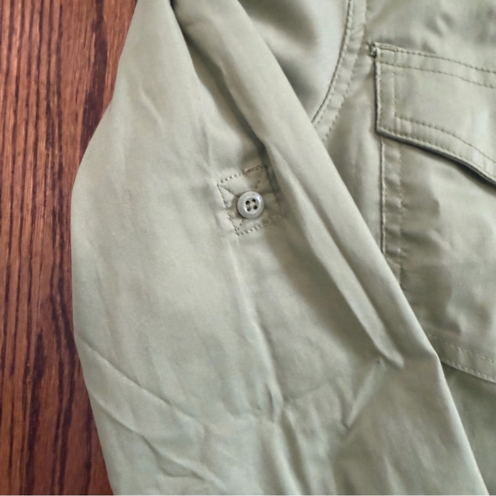 5.11 Tactical Moss Green Long Sleeved Button Down Size Small - Picture 5 of 11